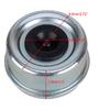 2Pcs 2.72" Axle Grease Hub Dust Caps Covers Extra Rubber Plug High Quality For Trailer RV Camper