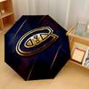 Stampa Montreal Canadiens Auto 8?Ombrello Pieghevole con Stecche Resistente al Vento Leggero Ombrello Automatico per Viaggi Quotidiani