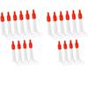 10/20Pcs Caulk Nozzle Glass Glue Tip Sealant Applicator Nozzle Plastic Sealant Nozzles For Window Tile Seam Construction Repair
