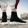 Klassische schwarze Socken Laufschuhe Herren High Sock Trainer Damen Slip-on Paar Freizeitschuhe Leichte Sneakers Herren Basket Homme