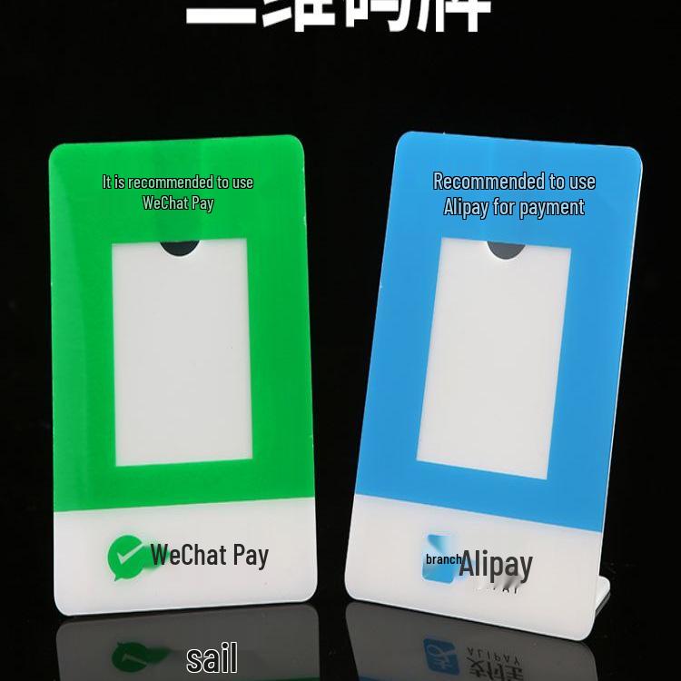 Segnaletica da Tavolo con Codice QR Alipay: Display ad Alta Definizione per una Facile Raccolta dei Pagamenti