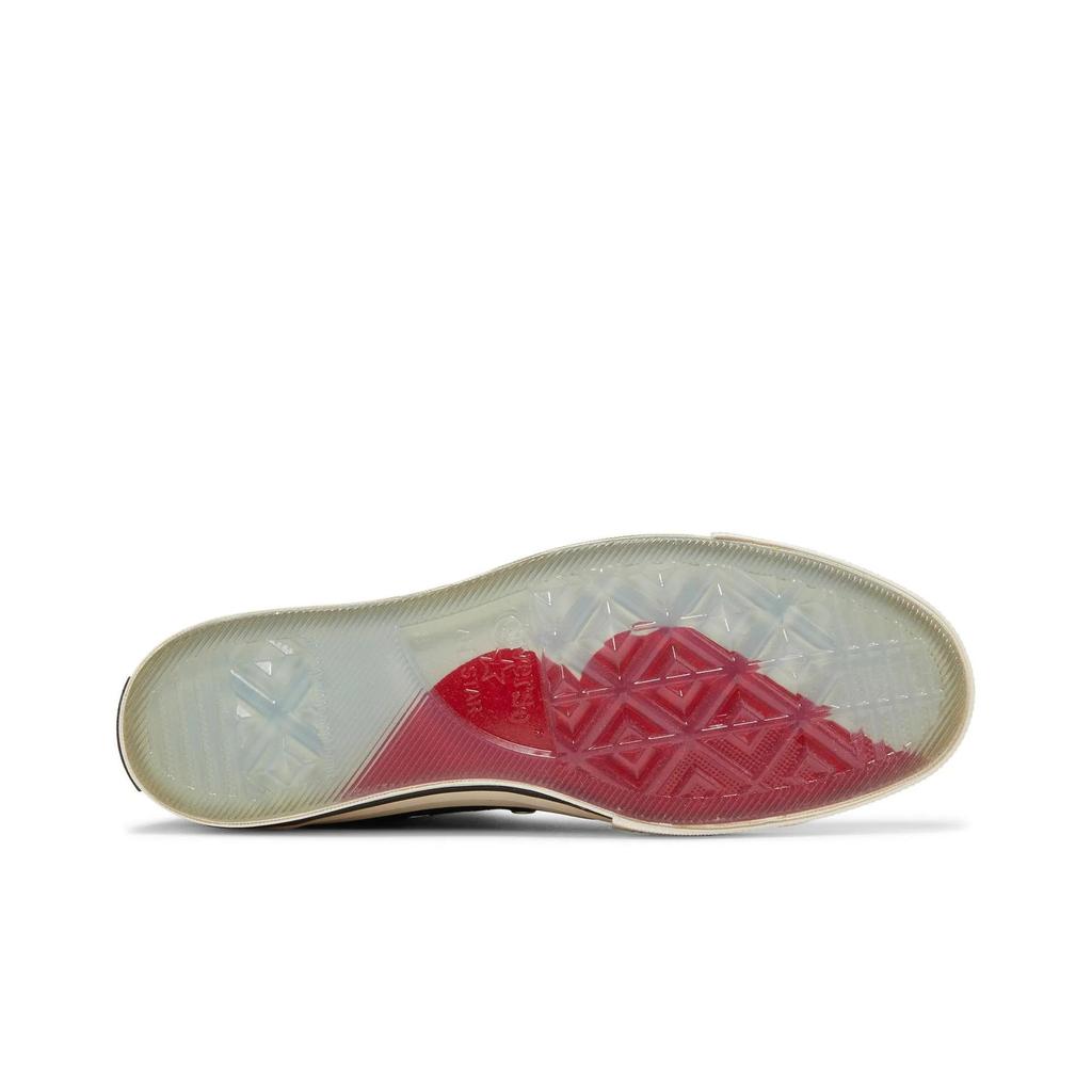 Converse Chuck 70 Embroidered Lips High 'Love Me - Black' (Unisex) Black / University Red / Egret Canvas Shoes A01600C