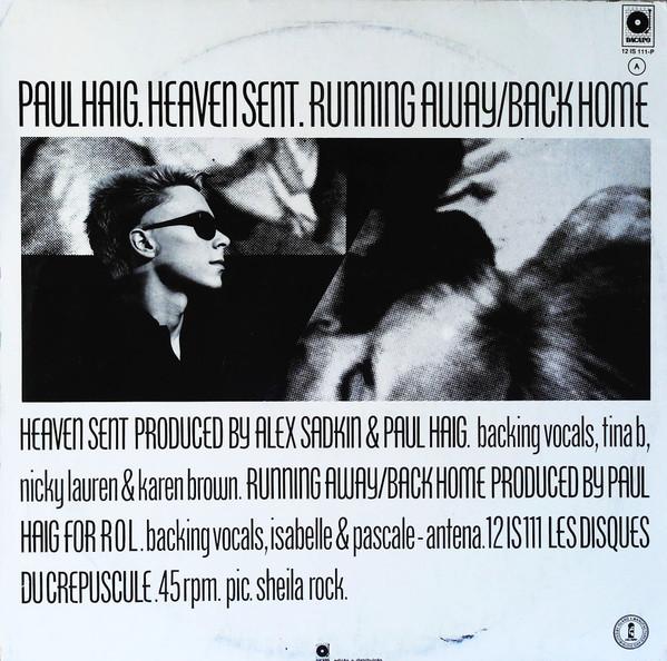 

12inch Record PAUL HAIG Heaven Sent 12IS111P DACAPO 1983 Portugal Dance Electronica Used