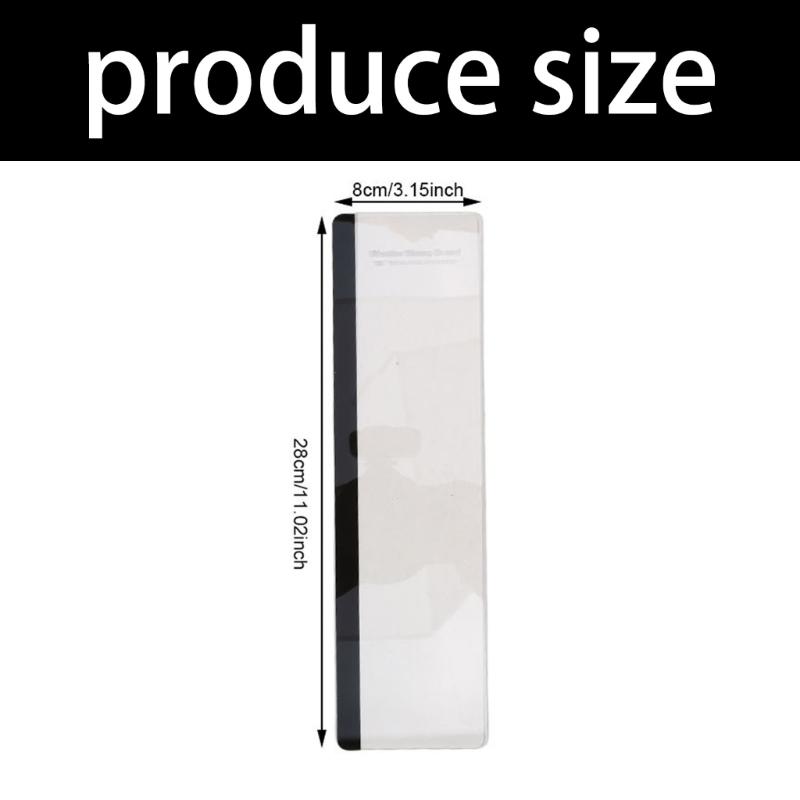 Double Sided Transparent Acrylic Note Hold For Computer Monitor Organization And Task Management