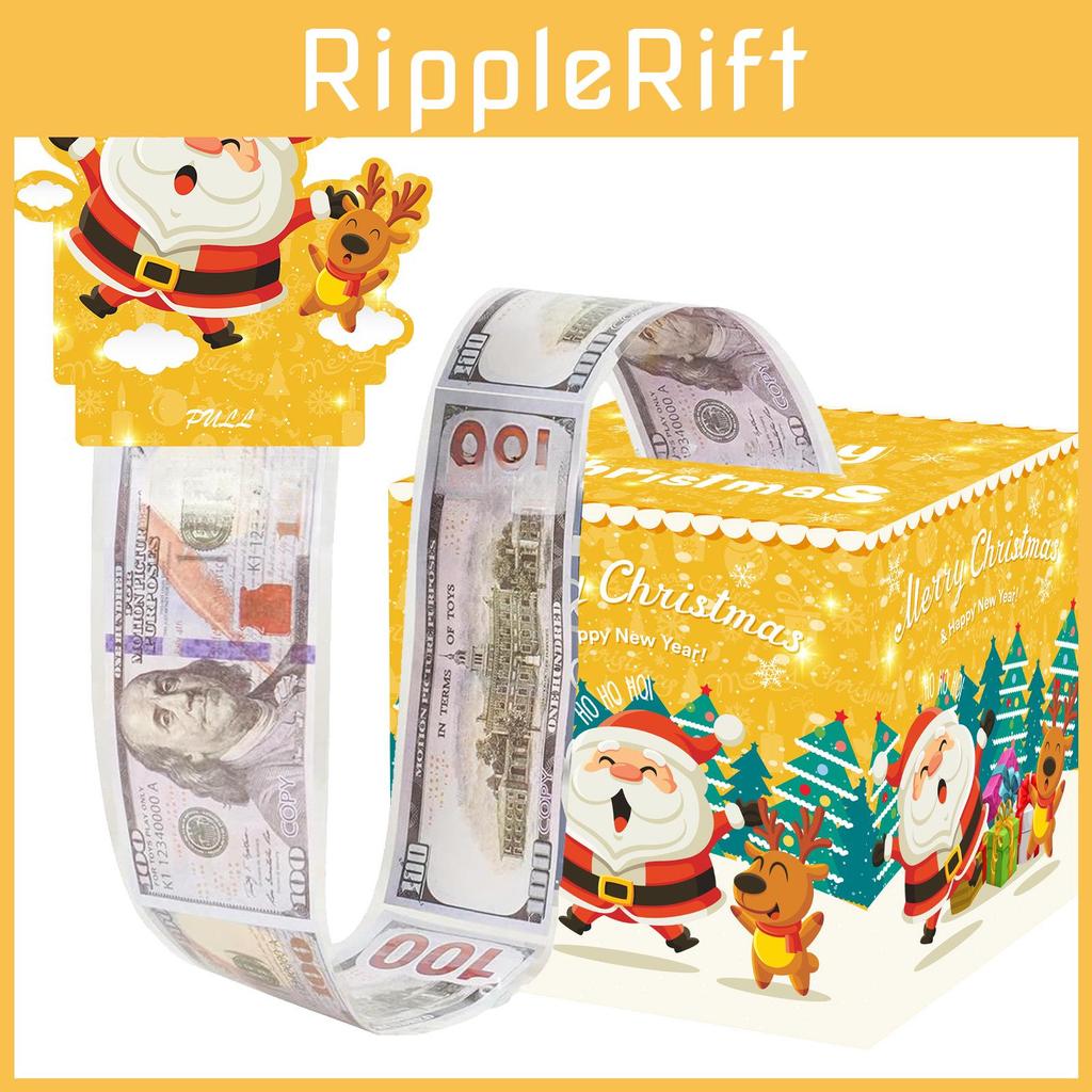 Christmas Vibrant Santa Claus Money Box With Party Decor For Holiday Celebration And Gift Giving