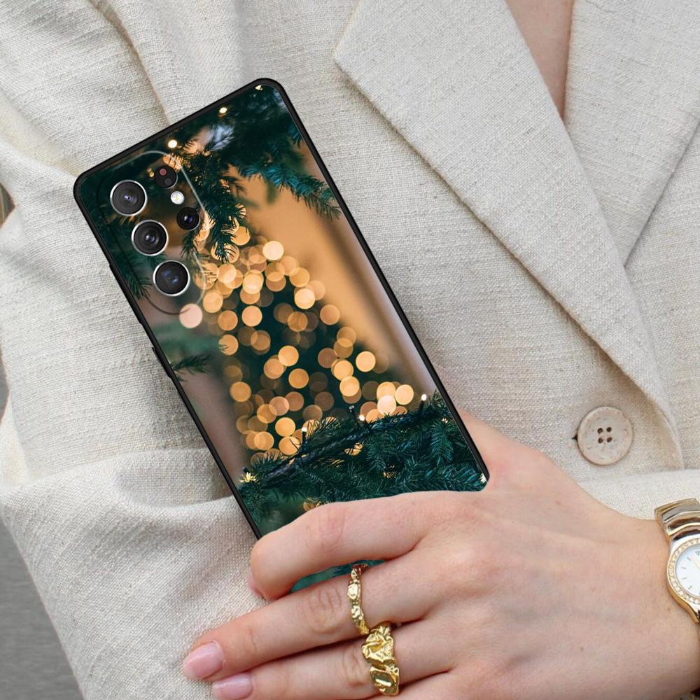 Christmas Tree New Year Cell Phone Case for Samsung Galaxy S26 Ultra S25 S24 S23 S22 S21 S20 Note10 Cover