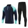 Unisex Autumn-Winter Football Training Half-Zip Jacket & Jersey Set