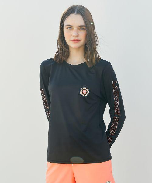 Leijibi Lettering 2 Loose Fit Long Sleeve (Running Gym Wear Workout) Top W 4 Colors (B Type)