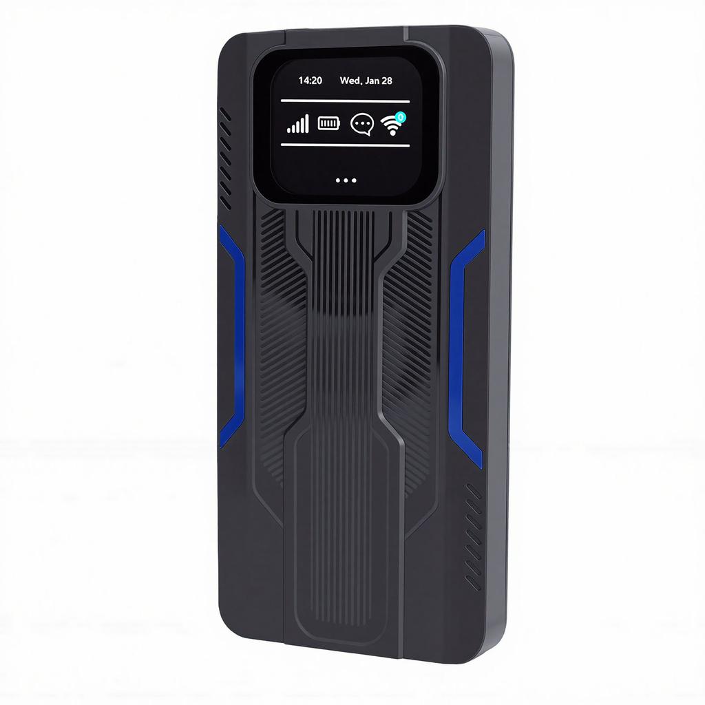 Travel Router, Portable WiFi Hotspot, 4G LTE Mobile Hotspot, Portable Travel WiFi Router Power Bank 2 in 1 WiFi6 300M Dual Band Connects Up to 10 Devi