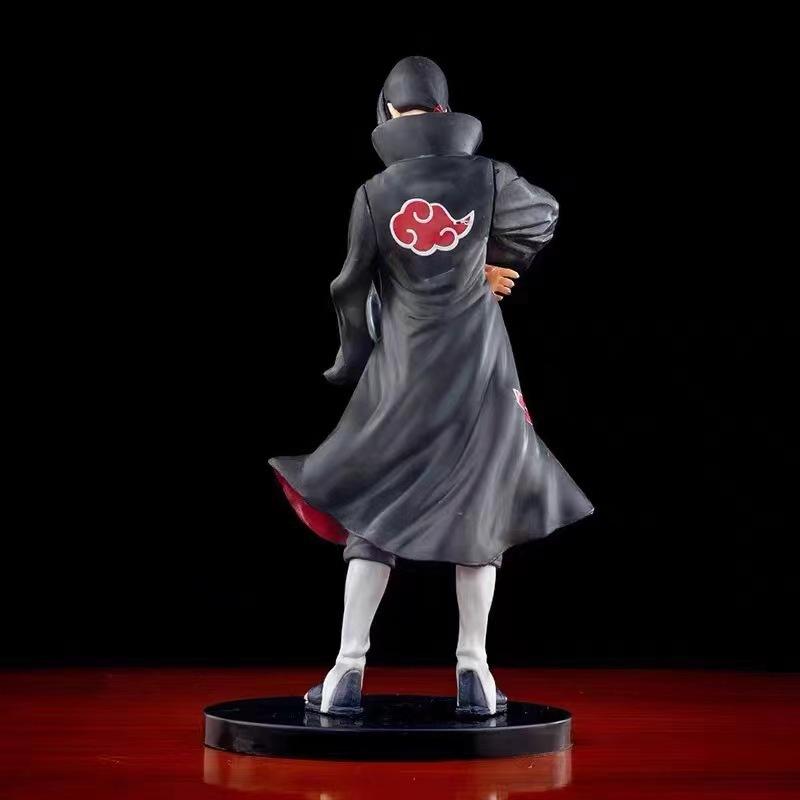 Naruto Shippuden Akatsuki Luna Infinita Uchiha Itachi Figura de Anime Modelo Modelo Hecho a Mano Adorno Regalos de Cumpleaños para Niños