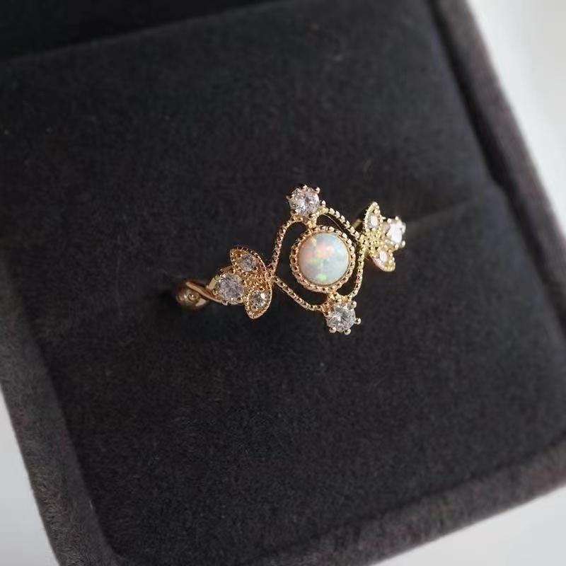 

Кольцо Lady Personality с опалом и цирконом