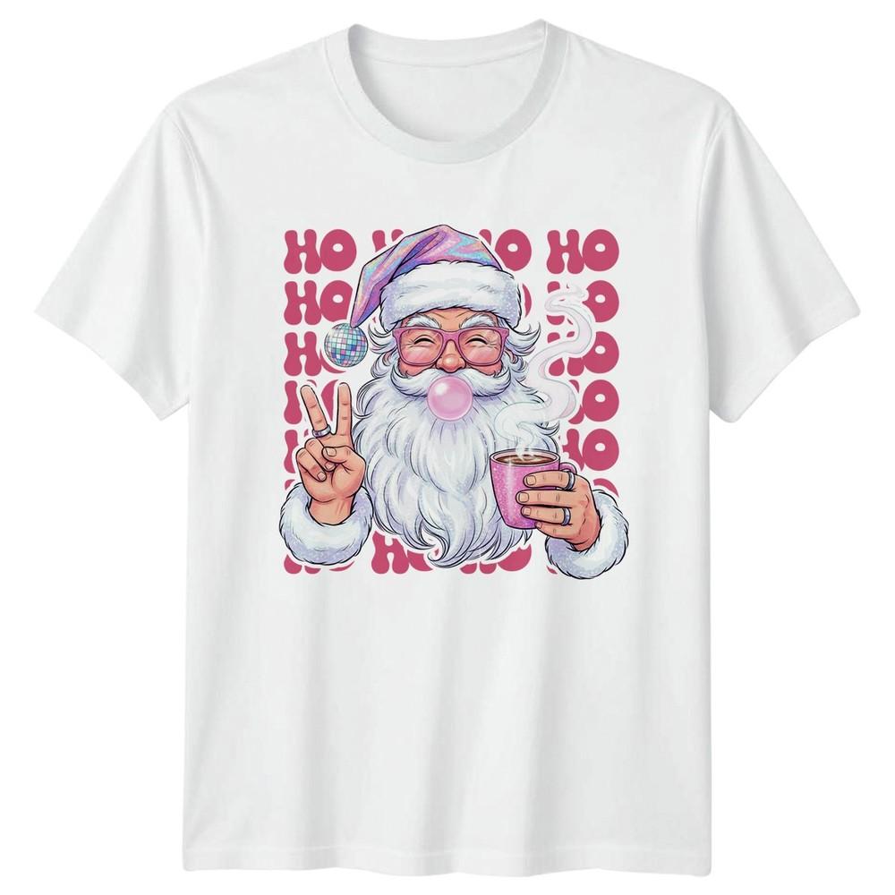 Ho Ho Ho Santa Christmas Holidays Unisexs TShirt Unisexs Graphic Tee S