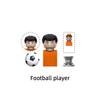 Der berühmte Fußballspieler Star Nummer 7 8 10 4 9 18 Modellbausteine MOC Steine Set Geschenke Spielzeug Für Kinder TV6507