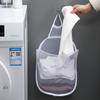 Dirty Clothes Basket Skeleton Ventilated Foldable Easy Storage Portable Large Capacity Clothes Basket Mesh Pop-up Laundry Basket