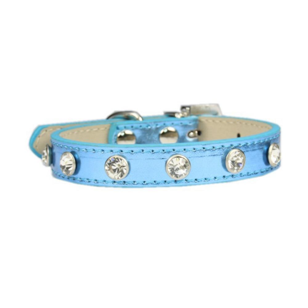 

Cat scarf, pet collar, leopard print + ring, big dog hood, traction, diamond reflective pet decoration. S #1.5cm * 30cm, neck circumference 19cm-27cm небесно-голубой