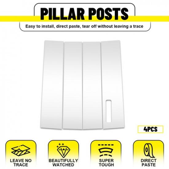 Window Posts Pillar Trim Ford With F-150 15- Chrome Keypad Accessories