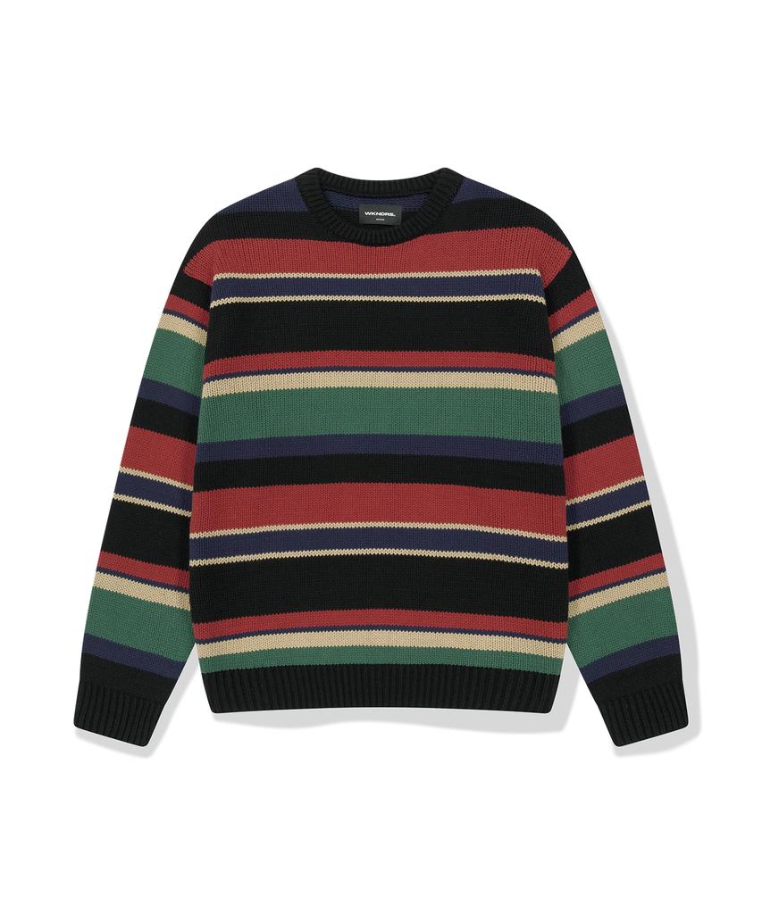 WKNDRS Multi Stripe Knit (Black)
