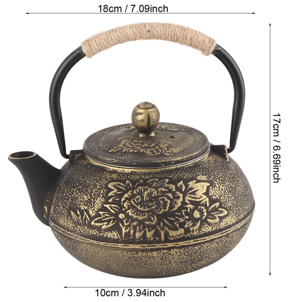 Strainer Included Cast Iron Teapot 800ml Capacity Japanese Tea Pot Tea Pot For Herbal Brews