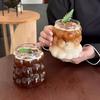 High Borosilicate Glass Coffee Cup Transparent Milk Mug Heat Resistant Breakfast Oatmeal Cup Party Juice Tea Cups