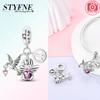 Decorative Charms Plata Originales Angel Of Peace Beads For Charms Genuine Copper Bracelet Beads Jewellery Crafting Women'S Gift Choice