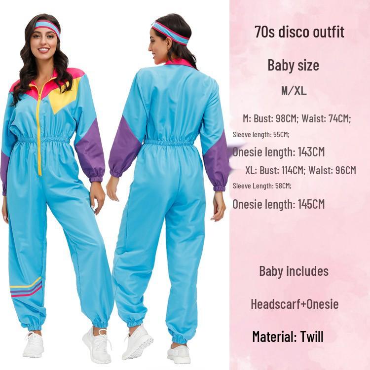 Halloween 70s Disco Hippie Costume