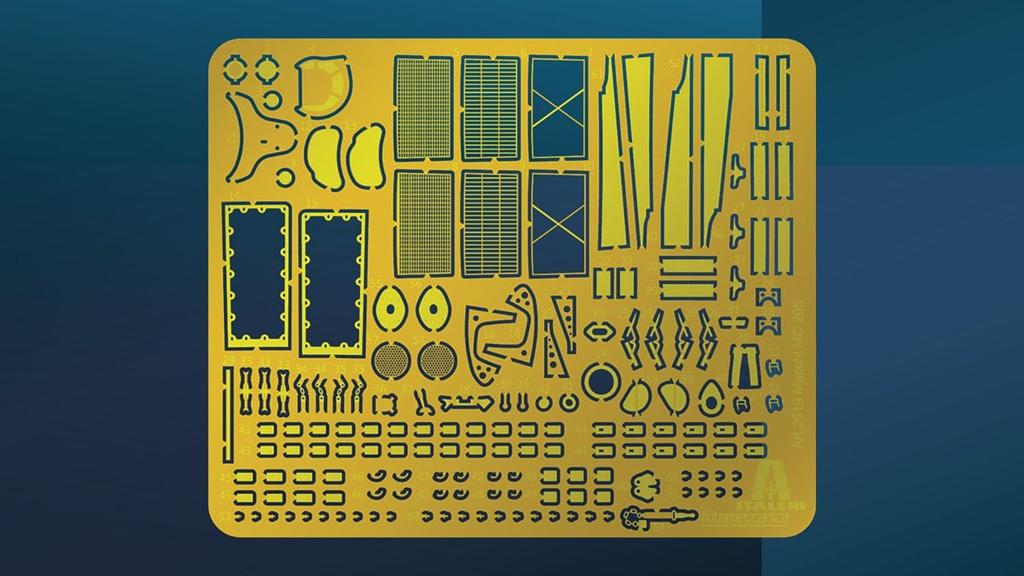 Italeri Scale WWII Italian Macchi Veltro Plastic Model Kit with Japanese Instructions 1/32 MC.205 (IT2519JP)