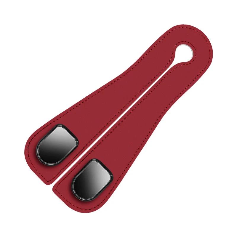 1pcs New car seat back double hook suede multifunctional car rear seat phone holder hook Accessories