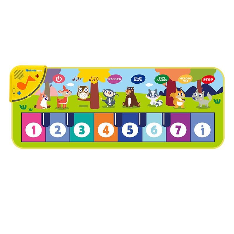 

Piano Mat for Kids Toddlers Floor Keyboard Dance Mat Baby Fitness Play Musical Carpet Music Instrument Toys Girl Boy Gift