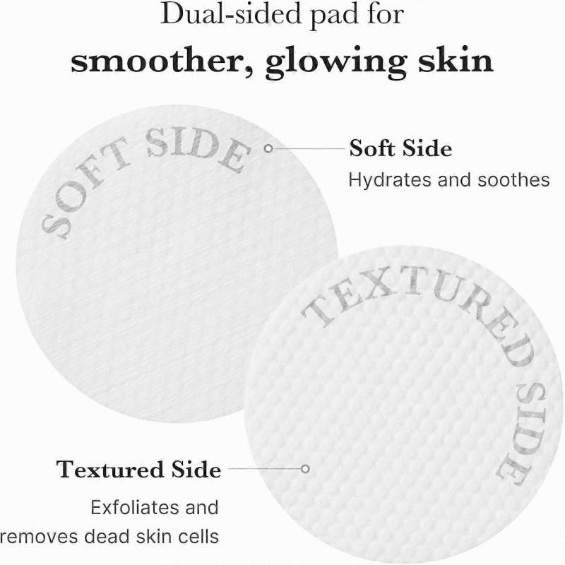 Porenverfeinernde Reinigungspads, Gesichts-Toner-Pads zur Exfoliation und Porenpflege Mit AHA+BHA, Centella-Extrakt, Beruhigende Poren-Pads, Tiefenhydrierung (60P