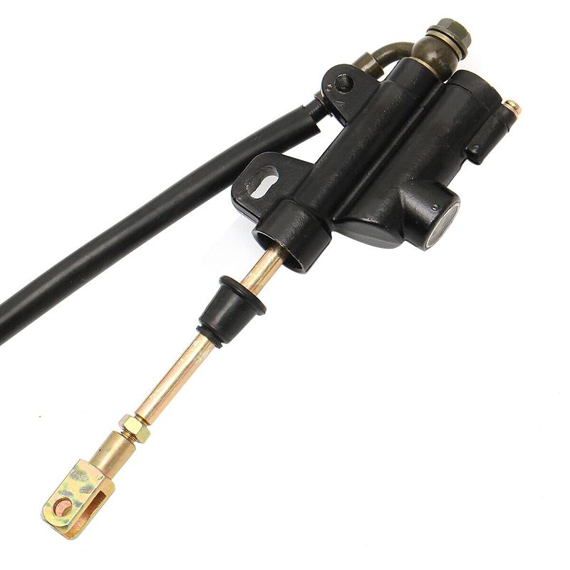 Front Rear Hydraulic Brake Master Cylinder Caliper Assembly Set for 50cc 110cc 125cc Pit Dirt Bike Motorcycle ATV Motorbike Scooter Performance Parts
