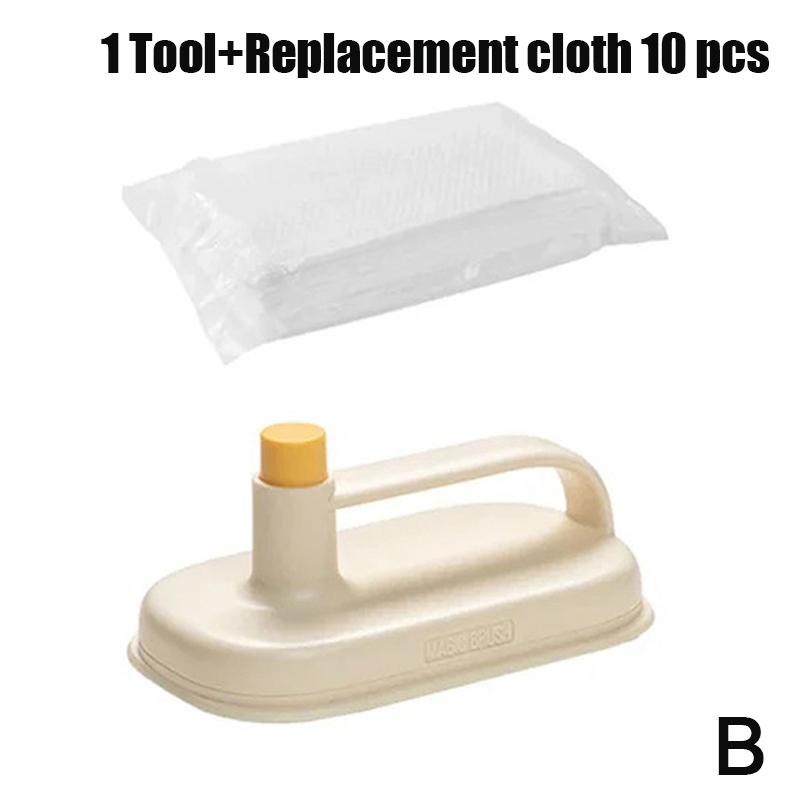 

Кухонная щетка для чистки сменная одноразовая волшебная салфетка с ручкой салфетка для чистки переносные тряпки для чистки посуды