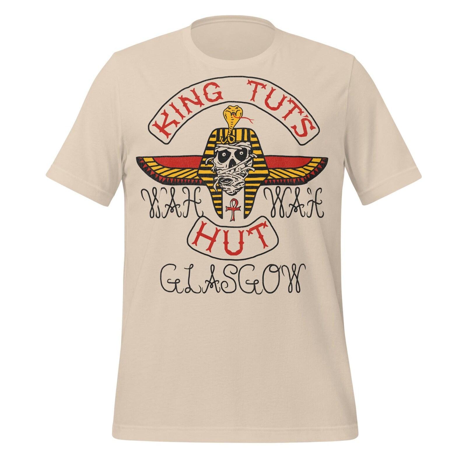 Glasgow Club T-Shirt, Retro King Tut Design (100% Cotton) 4XL