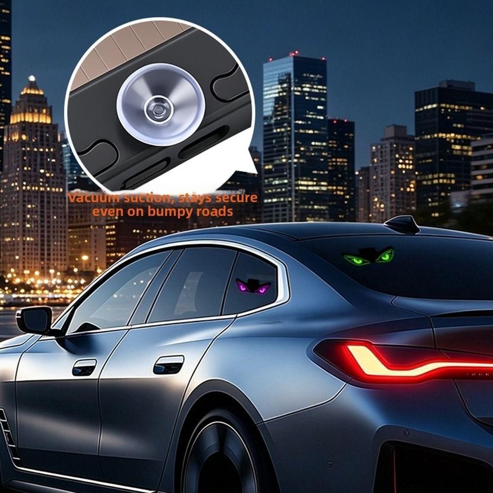 Wireless LED Car Light Suction Cup Car Atmosphere Light New Car Warning Light