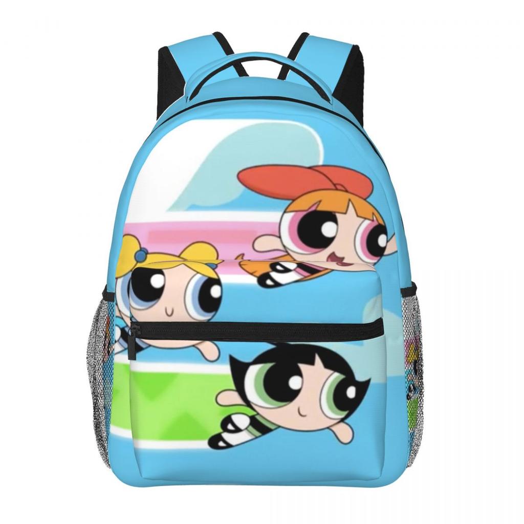 The-Powerpuff-Girls Printed Lightweight Casual Schoolbag For School Outdoor Shopping Office 17inch