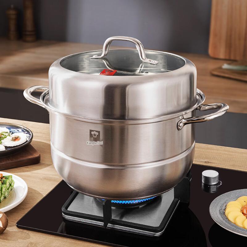 KOBACH 30cm 3-Tier Stainless Steel Steamer Pot