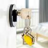 2Pcs Mini LED Flashlights with Key Ring Compact Size Portable Battery Powered Outdoor Camping Bright Tiny Light Emergency Lamps