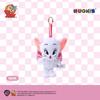 Tom & Jerry Plush Toys: Cat Pendant & Mouse Keychain Charms for Kids