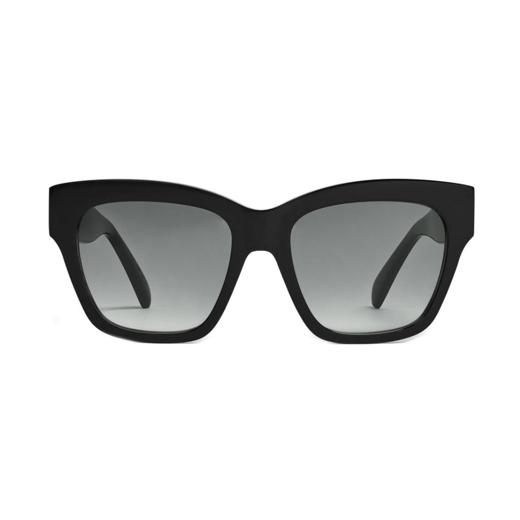 Celine Triomphe 09 UV Protection Black Square Sunglasses Women Sunglasses CL40253I-01F