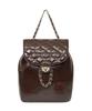 Cnvs Betty Boop Quilted Chain Mini Backpack_Brown