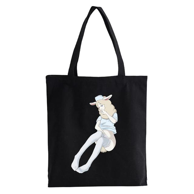 Cute Odd Taxi Anime Printing Shopper taška Ženy Estetická grafika Taška přes rameno eco Vysokokapacitní taška plátěná taška Bolsas