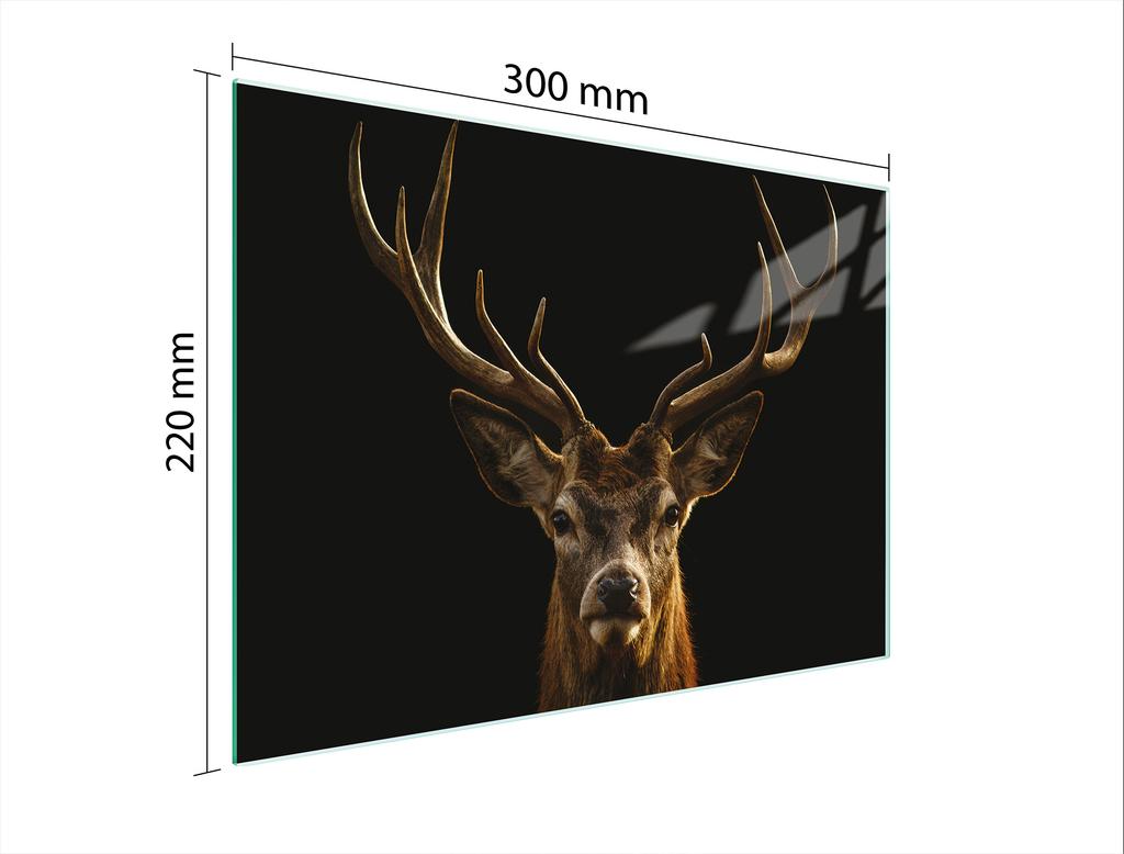 SZKLANA DESKA DO KROEJNIA 30x22 JELEŃ