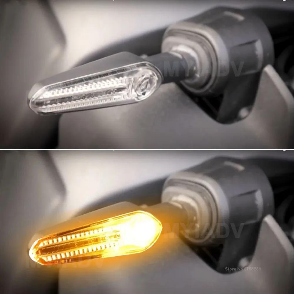 For YAMAHA Tracer 700 900 MT07 MT09 XSR700 XSR900 YZF-R15 XTZ700 LED Turn Signal Light Motorcycle Flowing Water Front Rear Lamp