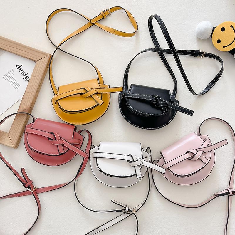 Stylish Korean Style Pu Crossbody Bag For Kids Cute Fashionable Toddler Accessory