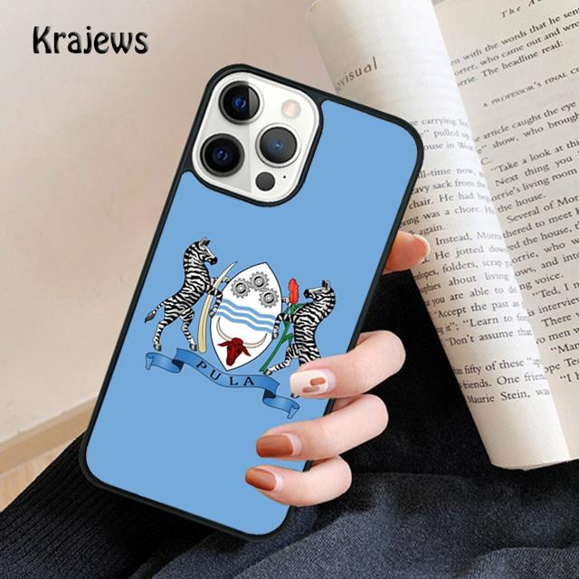 Botswana Flag Soft Phone Case For IPhone 18 17 Air 16 15 14 Max Plus 11 12 13 Pro Max Phone Cover coque Shell Fundas