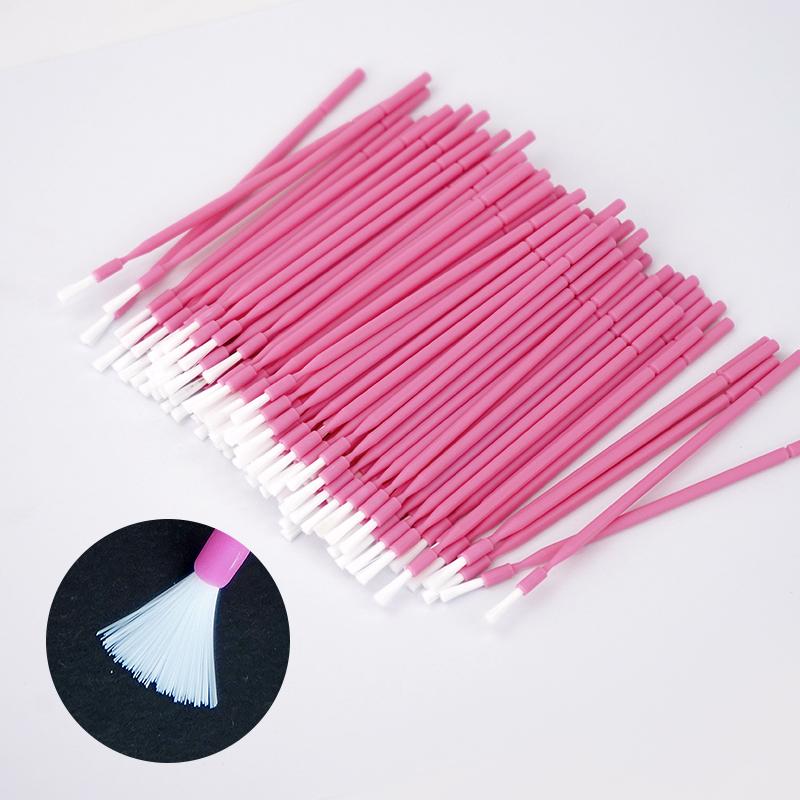 100Pcs Disposable Dentistry Long Micro Brush Bendable Teeth Whitening Dental Micro Applicator Brushes Extension Tools Materials