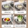 Sink Swan Strainer Basket Stainless Steel Kitchen Faucet Drain Basket Sink Food Waste Strainer for Draining Vegetable Washing