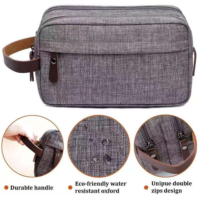 Men's Travel Toiletry Bag Large Capacity Travel Storage Bag Foldable Hanging Toiletries Storage Bag Oxford Cloth Waterproof Makeup Bag