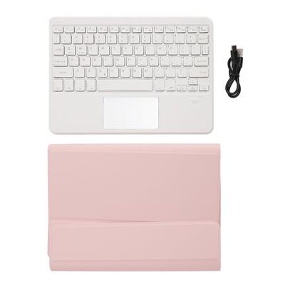 Tablet Keyboard Case Leather Bluetooth Anti Scratch Tablet Touchpad Keyboard Case for Galaxy Tab S6