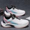Rotating button sports men's shoes spring and summer mesh breathable casual running shoes youth and youth trendy brand heightening dad shoes