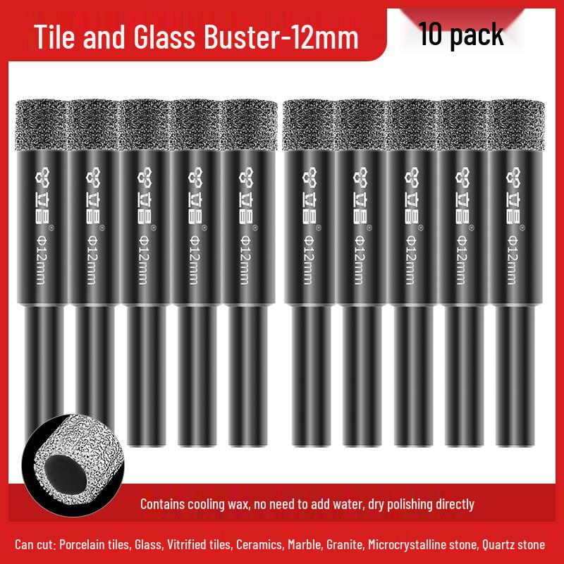 Tile and Glass Drill Bit - Hole Saw for Marble and Tile Drilling